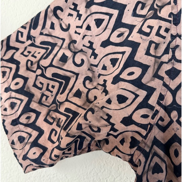 Johari West Short Sleeve Tie Die Hawaiian Button Up Shirt XL‎ - Picture 7 of 12